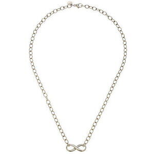 Tiffany & Co Infinity Pendant Necklace Chain Necklace Line Symbolizing eternal